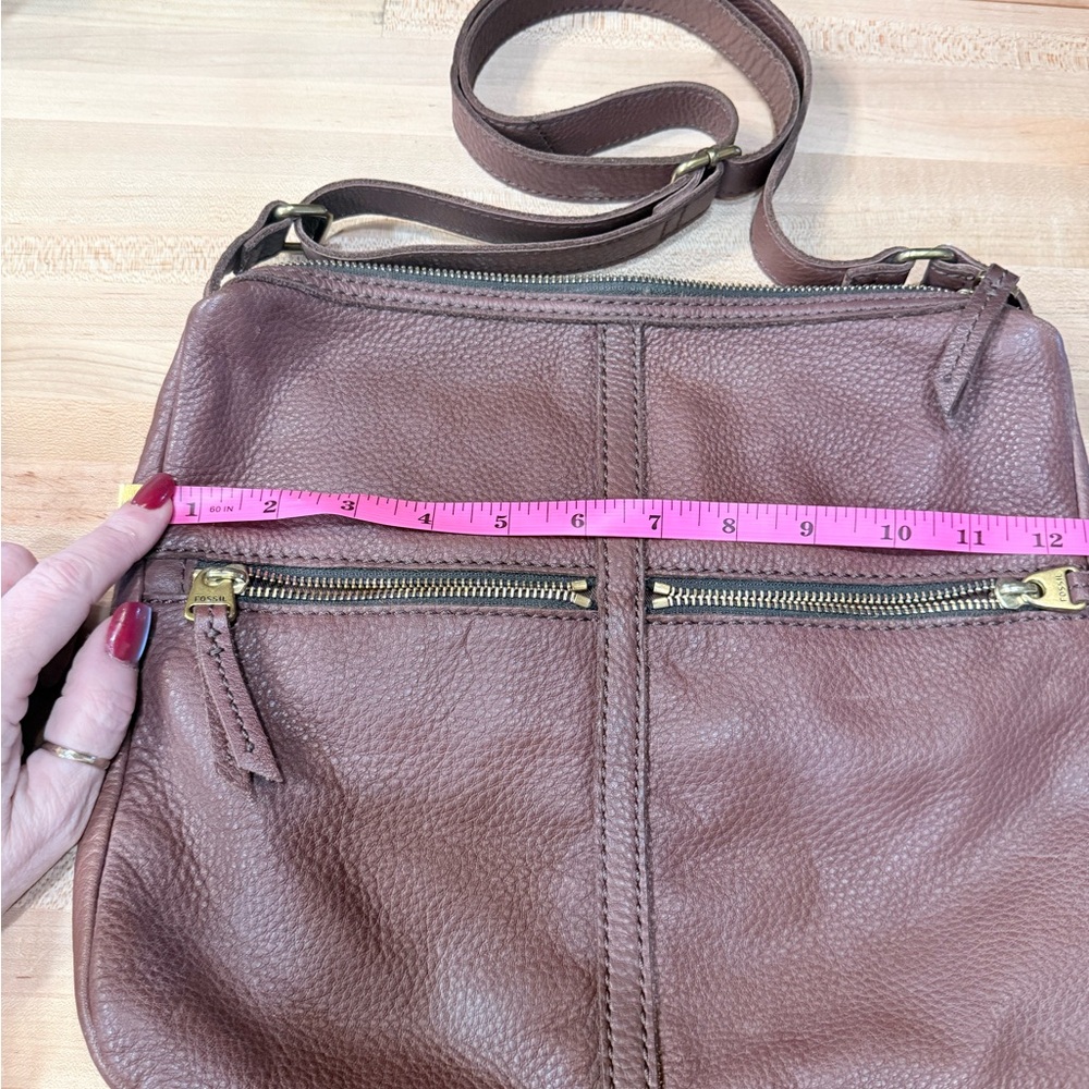 Brown Leather Crossbody Bag